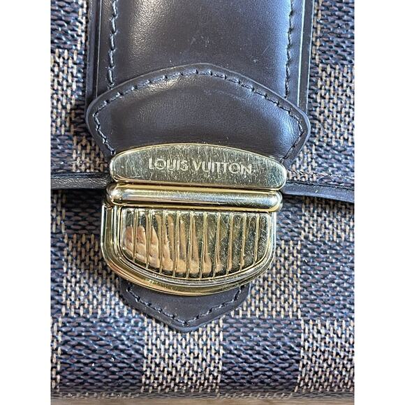 Authenticated Louis Vuitton Damier Ebene Sistina Long Wallet As Is - Picture 3 of 16